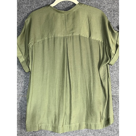 Lot of 2‎ Banana Republic Womens Medium Short Sleeve V Neck Tunic Top Blouse - Picture 15 of 16